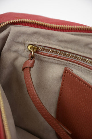Textured leather NINA M UTE Baguette bag