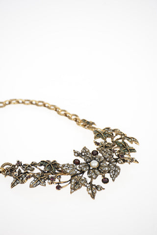 Collana con strass