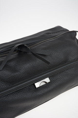 Textured leather NINA M CACHEMIRE Baguette bag