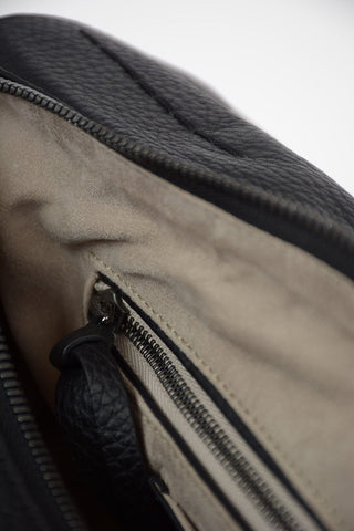 Textured leather NINA M CACHEMIRE Baguette bag