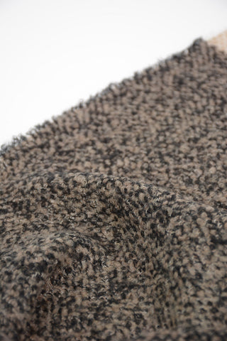 Sciarpa BORD bouclé con frange 180x45cm