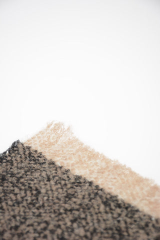 Sciarpa BORD bouclé con frange 180x45cm