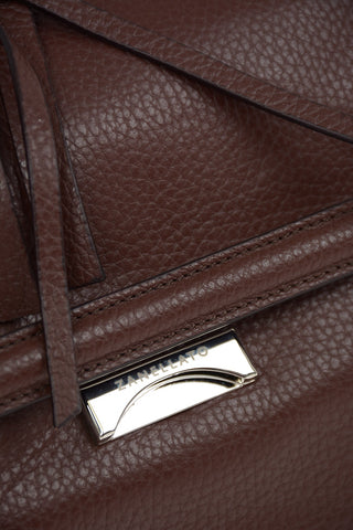 Textured leather NINA M DAILY Baguette bag