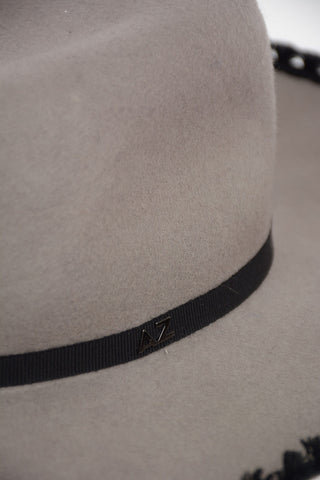 fringed wool Panama