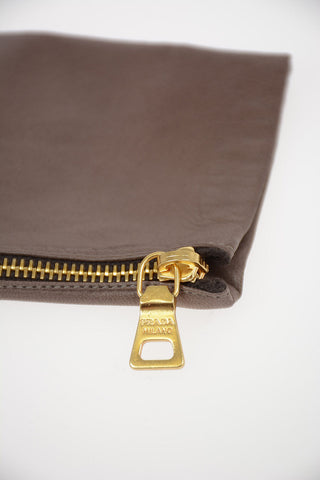 Leather gloves with Side Zip