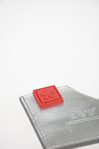 Metallic Leather Card Holder