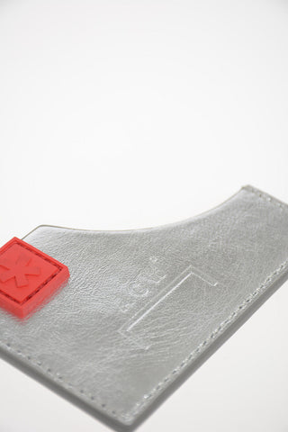 Metallic Leather Card Holder