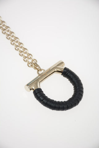 Lather Pendant Necklace