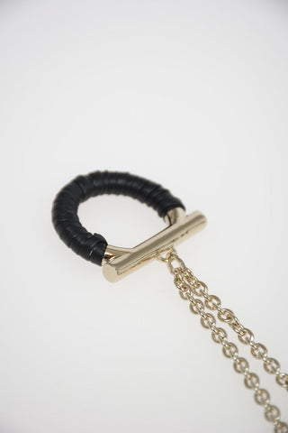 Lather Pendant Necklace