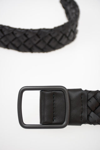 40mm Braided Leather Belt