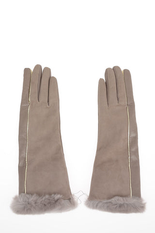 Leather Glovers with Fur