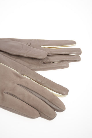 Leather Glovers with Fur