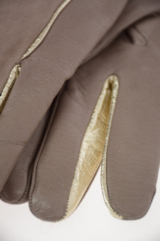 Leather Glovers with Fur