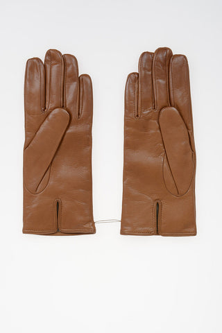 Leather Gloves with Cashmere Lining