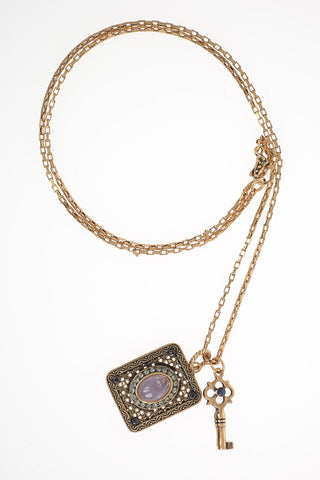 Necklace with Center Rock