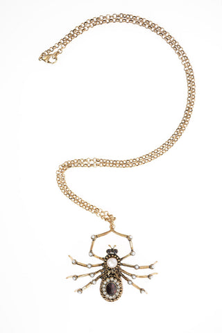 Spider Pendant Chain Necklace