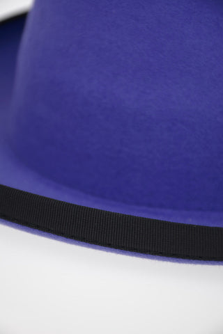 fur felt Homburg
