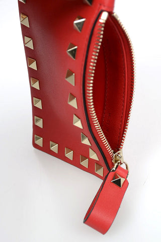 GARAVANI Leather Card Holder With Studs