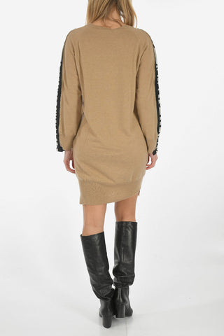 wool above knee  bubble dress
