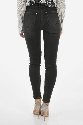 Mid-rise waist slim fit jeans
