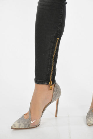 Mid-rise waist slim fit jeans