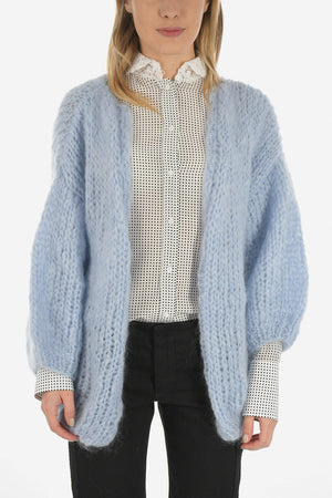 cable knit cardigan