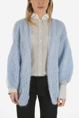 cable knit cardigan