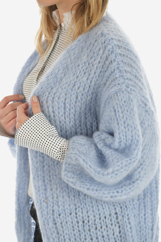 cable knit cardigan