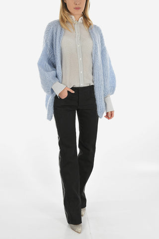 cable knit cardigan
