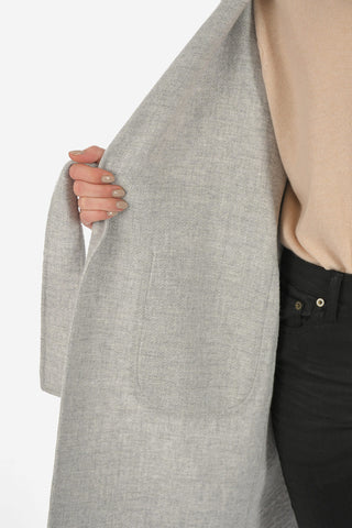cashmere coat with belt