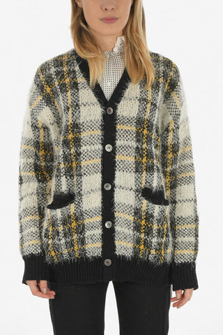 fuzzy cardigan