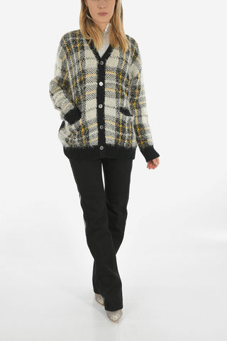 fuzzy cardigan