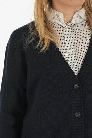 Cashmere and Virgin Wool Cardigan