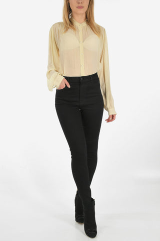 high-rise waist VESPER skinny fit jeans