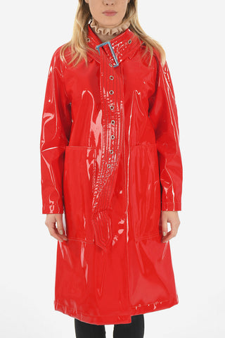 Coated Fabric Trench with Hidden Closure