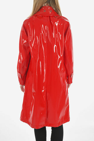 Coated Fabric Trench with Hidden Closure