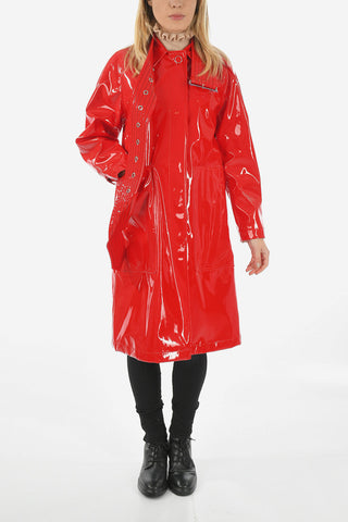 Coated Fabric Trench with Hidden Closure