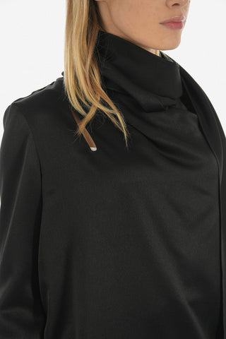 Tie neck top