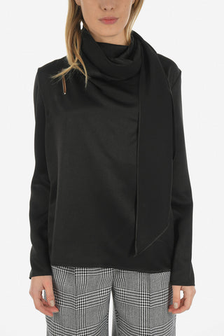 Tie neck top