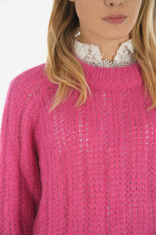 mohair cable knit Sweater