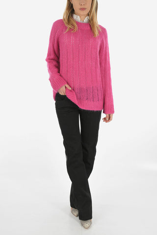 mohair cable knit Sweater