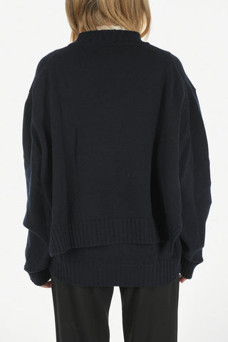 Wool and Cashmere Crewneck Sweater