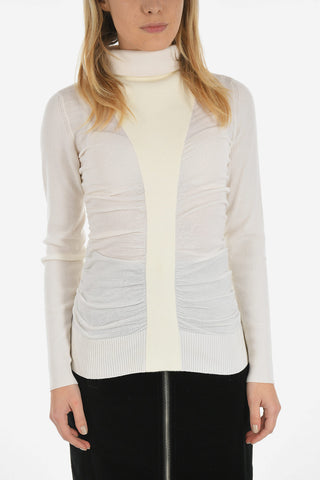 virgin wool turtle-neck sweater