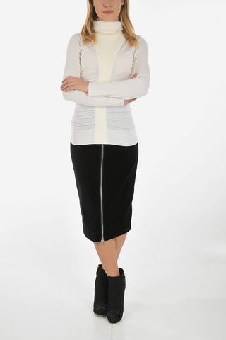 virgin wool turtle-neck sweater