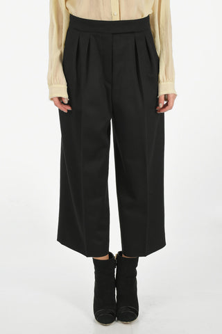 camelhair PEPLO flared pants