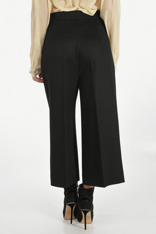 camelhair PEPLO flared pants