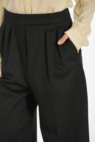 camelhair PEPLO flared pants