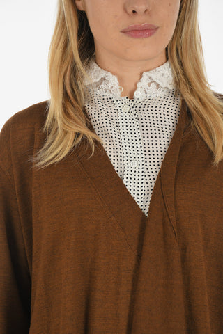 cardigan sciallato