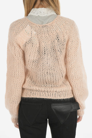 mohair cable knit Sweater