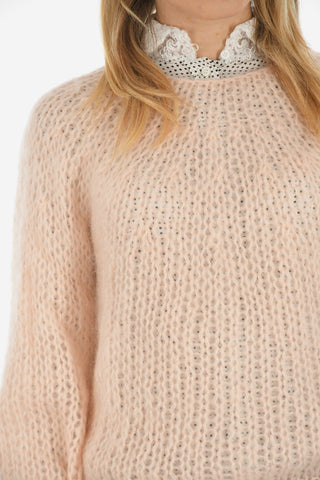 mohair cable knit Sweater